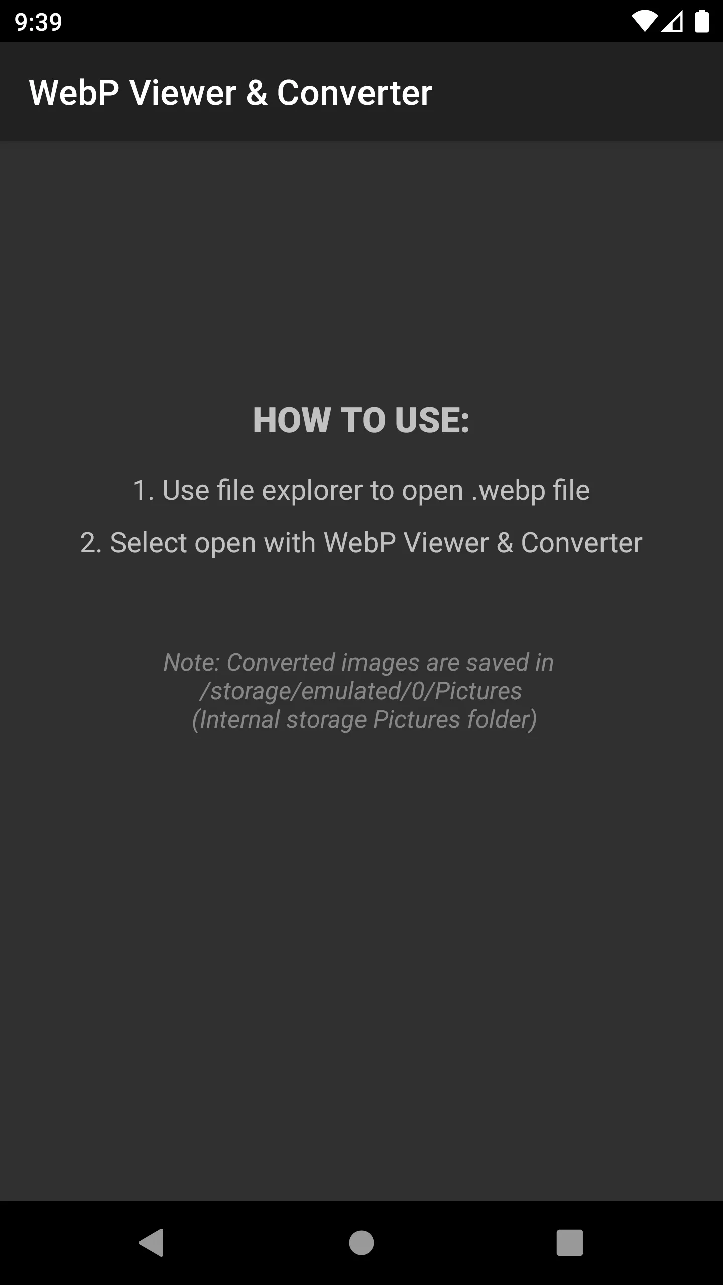 WebP Viewer & Converter | Indus Appstore | Screenshot