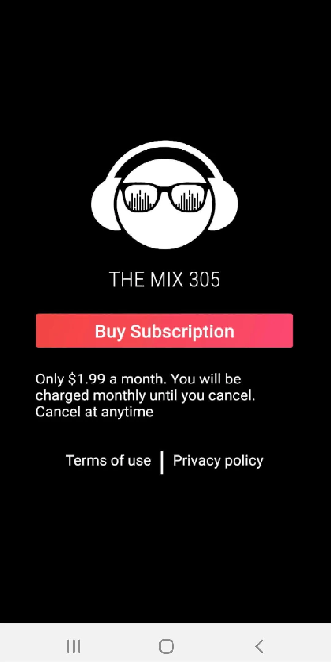 The Mix 305 | Indus Appstore | Screenshot