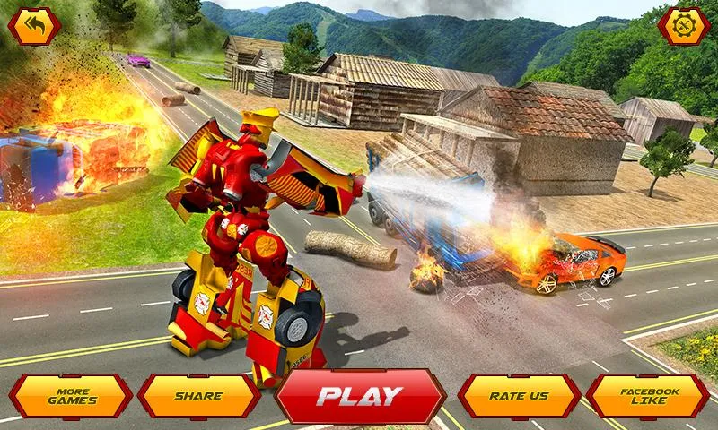 Firefighter Robot Rescue Hero | Indus Appstore | Screenshot