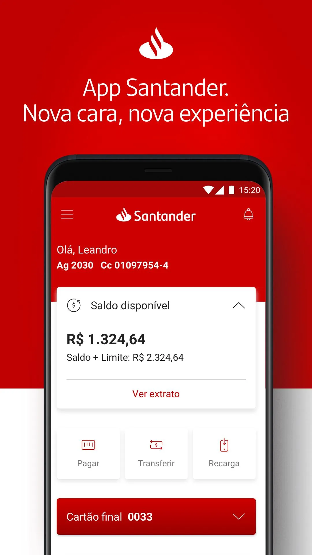 Santander Brasil | Indus Appstore | Screenshot