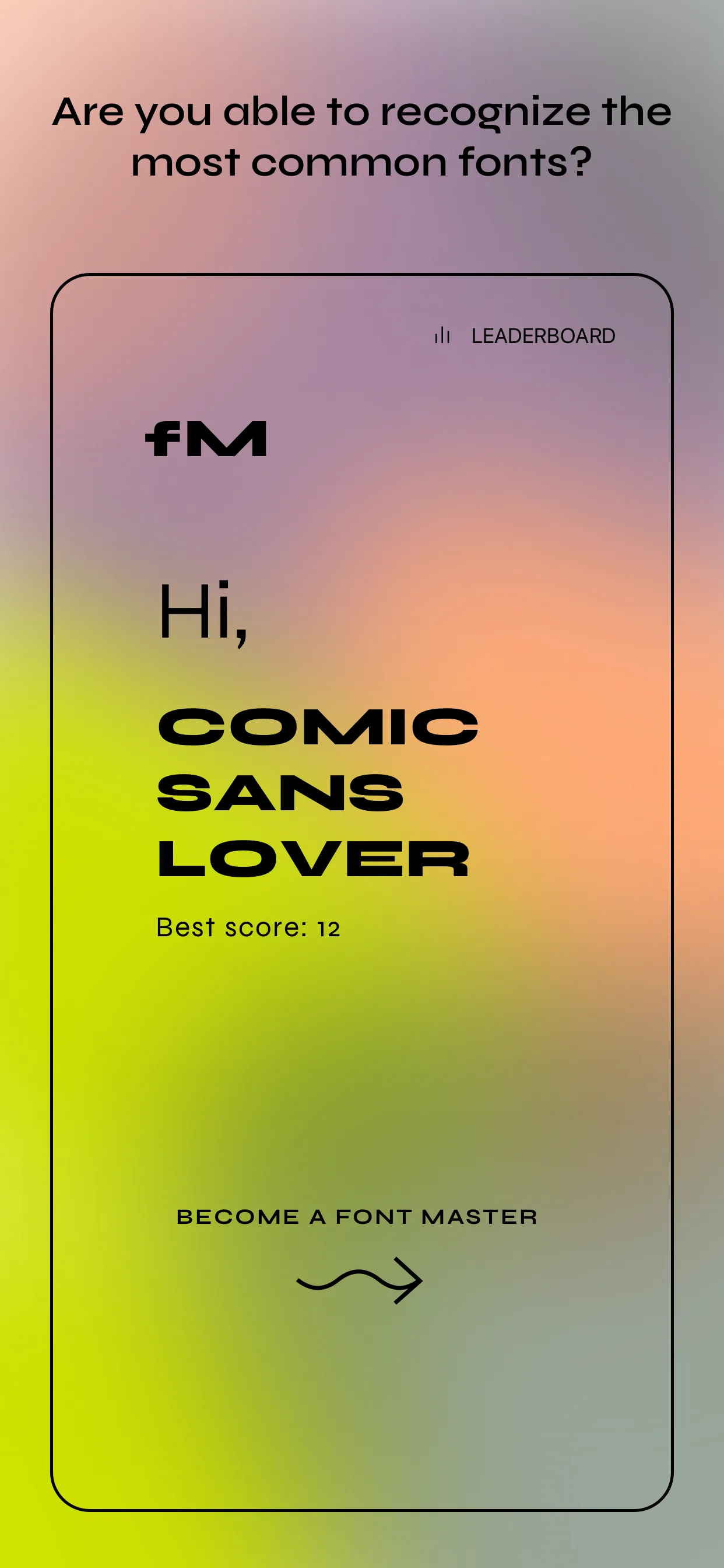 Font Master - Guess the font! | Indus Appstore | Screenshot