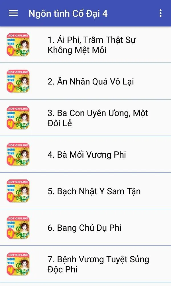 40 Truyen ngon tinh co dai 4 | Indus Appstore | Screenshot