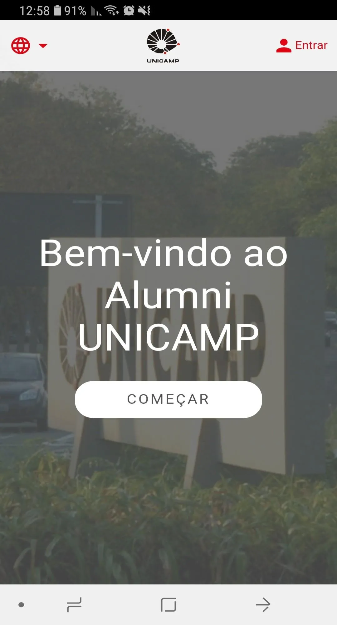 Alumni UNICAMP | Indus Appstore | Screenshot