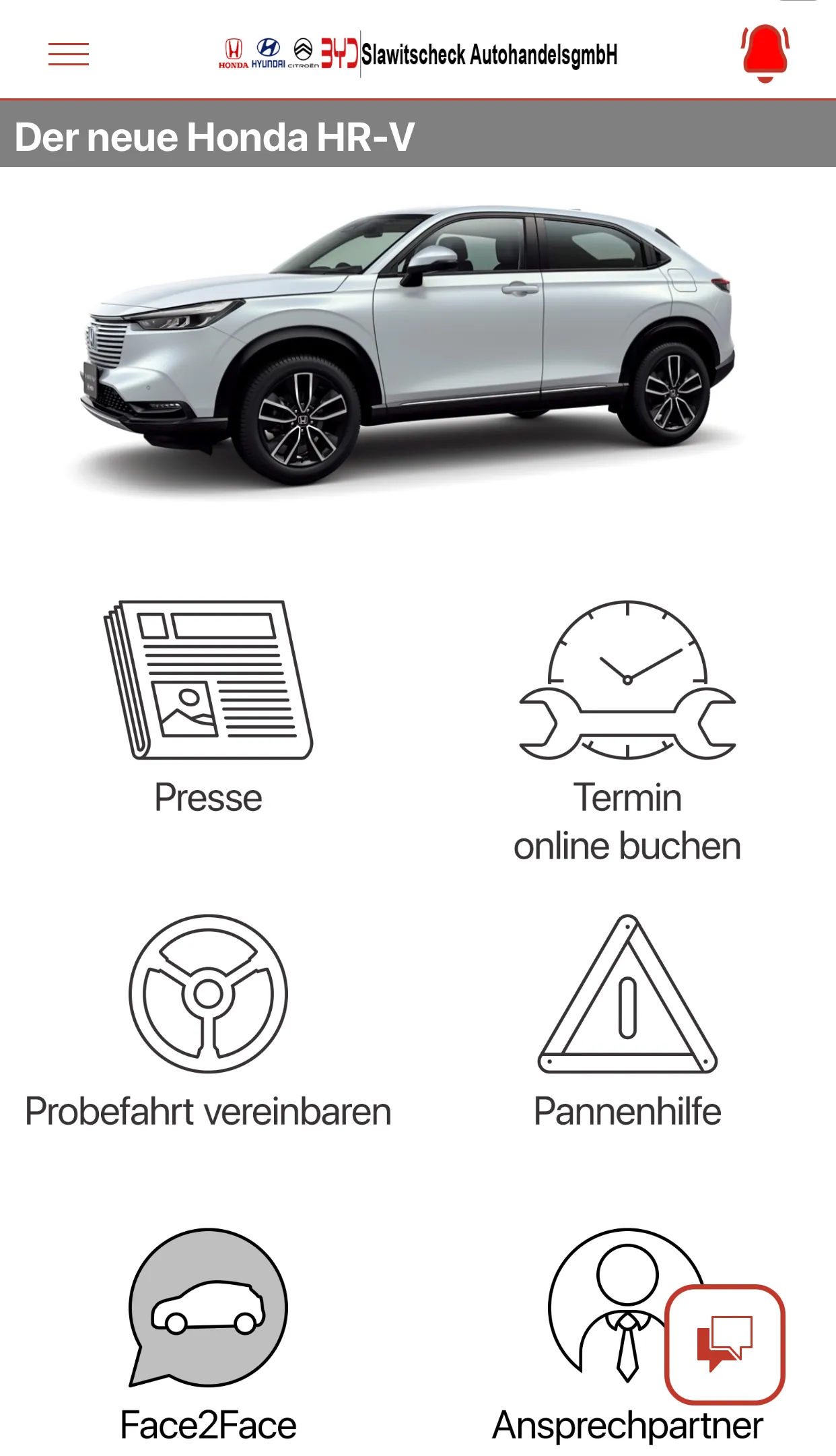 Autohaus Slawitscheck | Indus Appstore | Screenshot