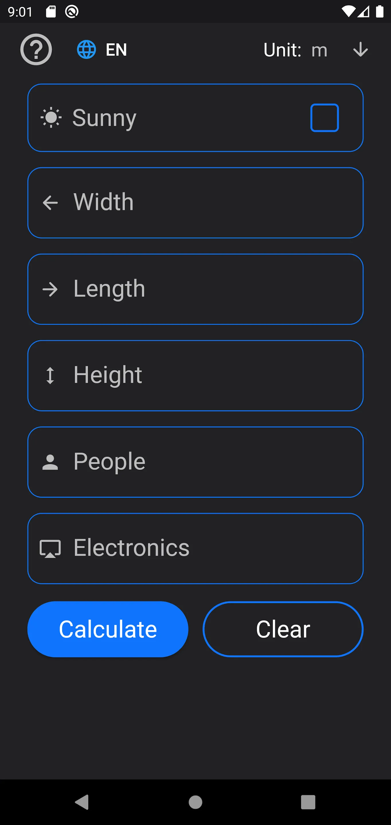 Air Conditioner - Calculator | Indus Appstore | Screenshot