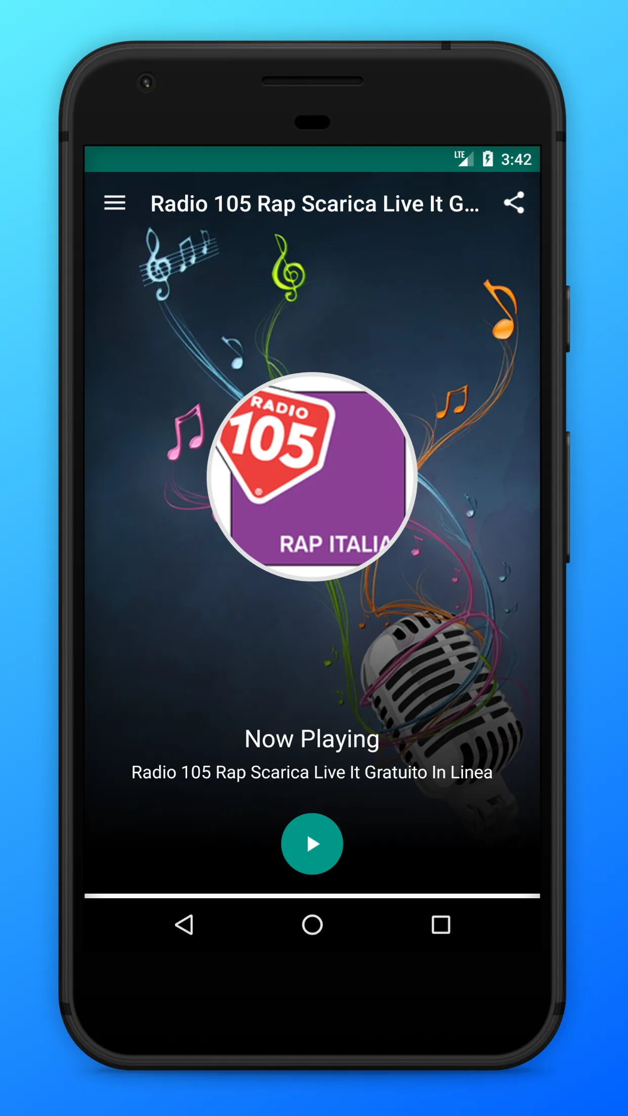 Radio 105 Rap FM Italia App | Indus Appstore | Screenshot