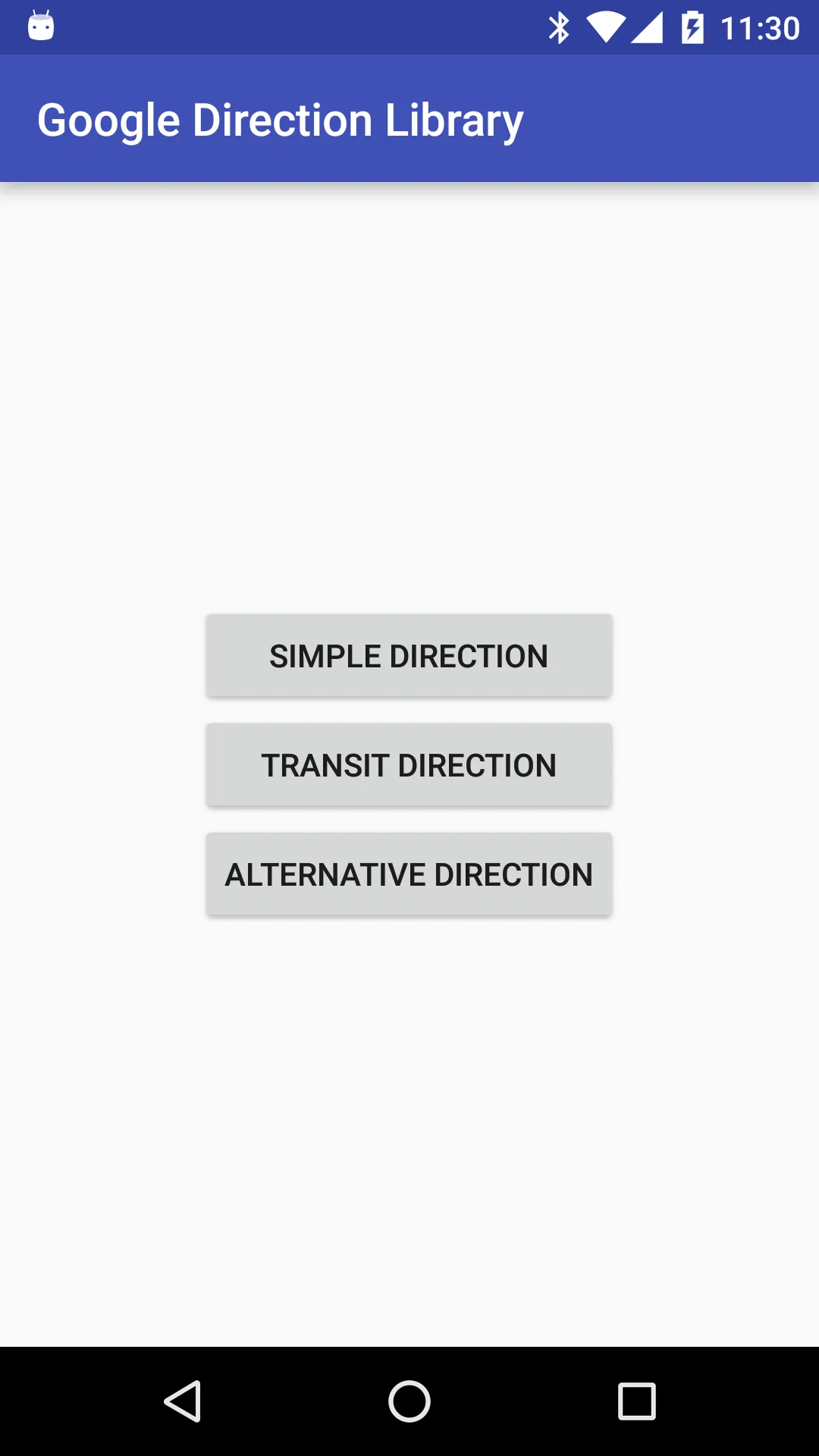 Demo App for Google Direction  | Indus Appstore | Screenshot