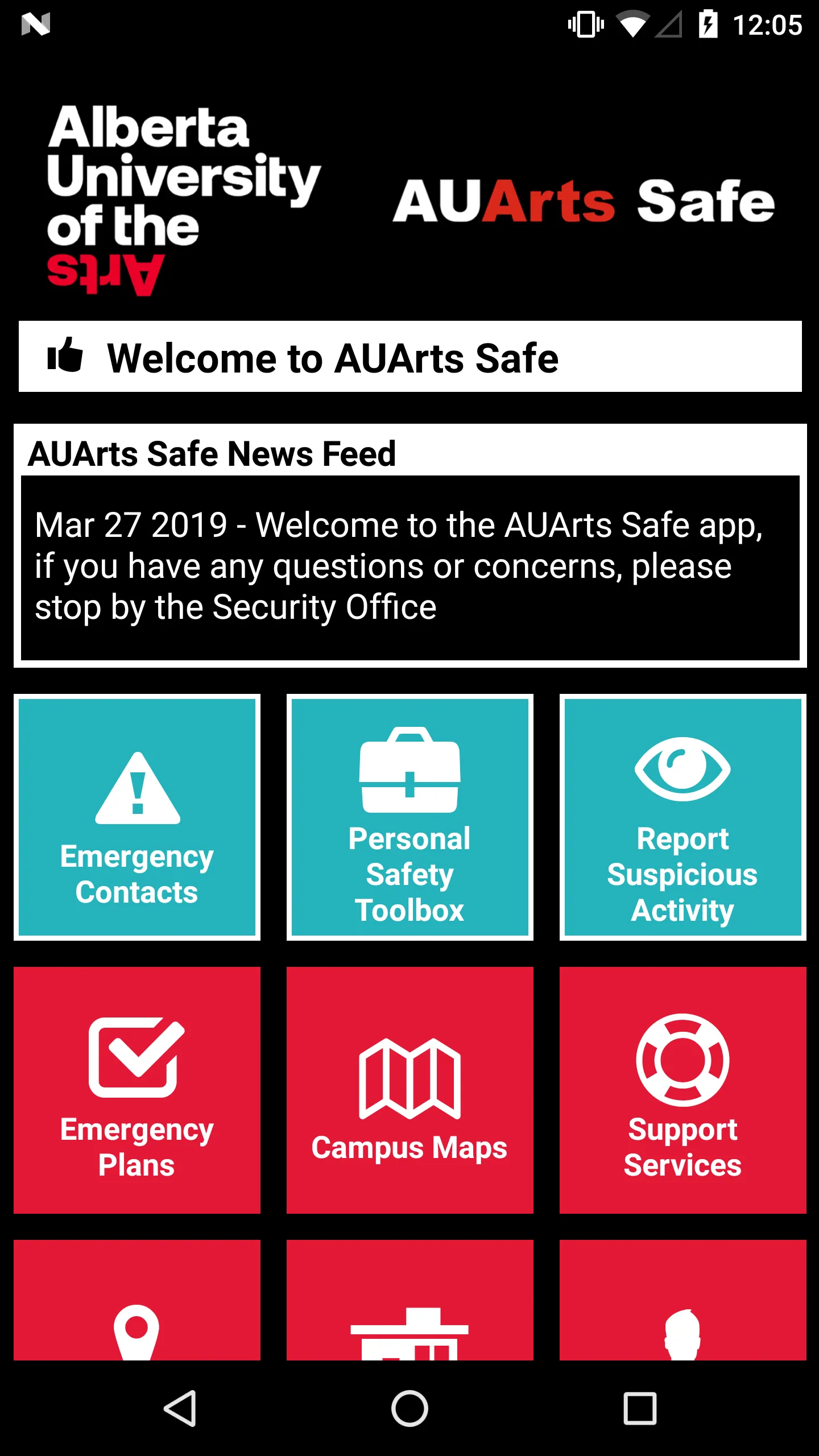 AUArts Safe | Indus Appstore | Screenshot