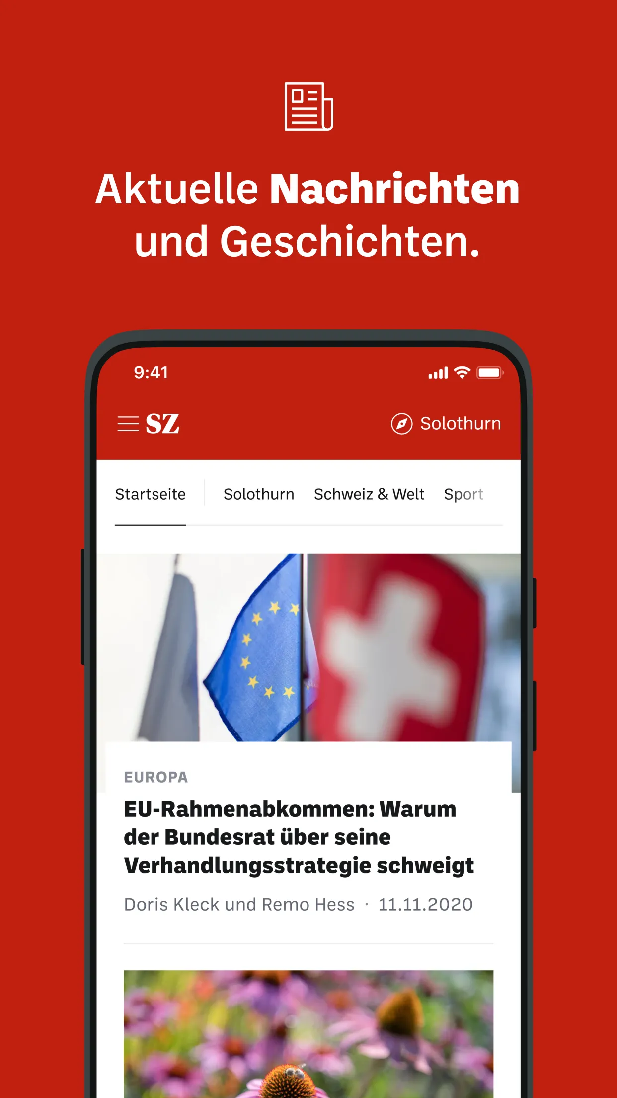 Solothurner Zeitung News | Indus Appstore | Screenshot