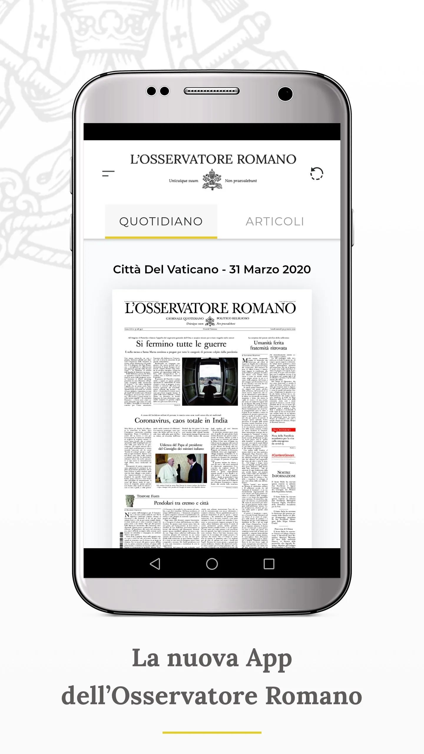 L'Osservatore Romano | Indus Appstore | Screenshot