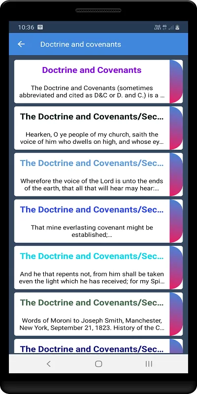 Doctrine and covenants | Indus Appstore | Screenshot