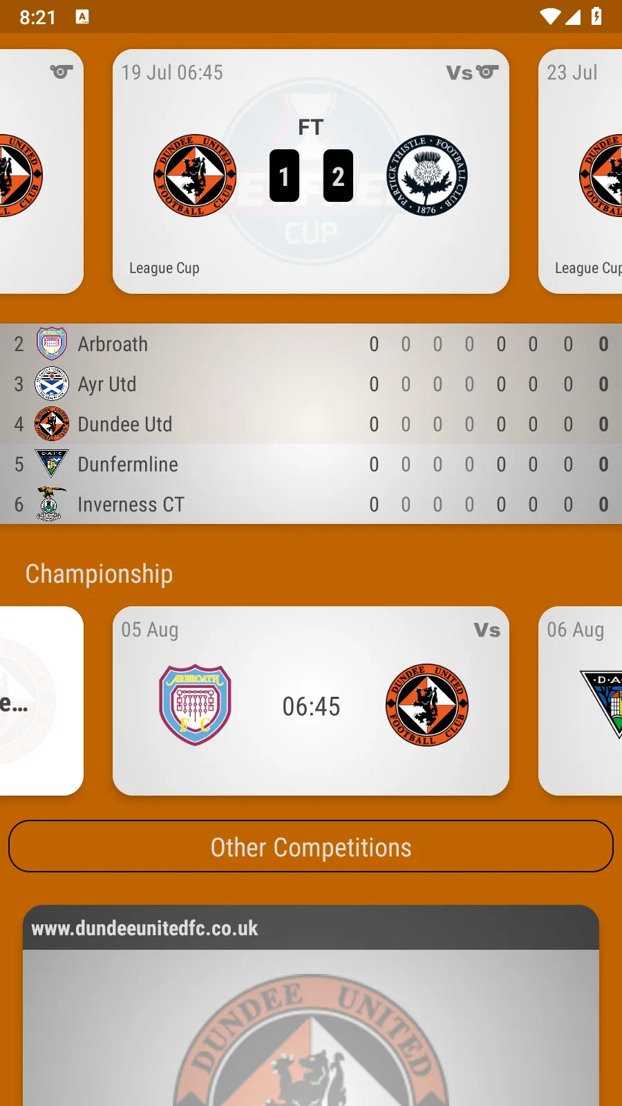 Dundee United Fan App | Indus Appstore | Screenshot