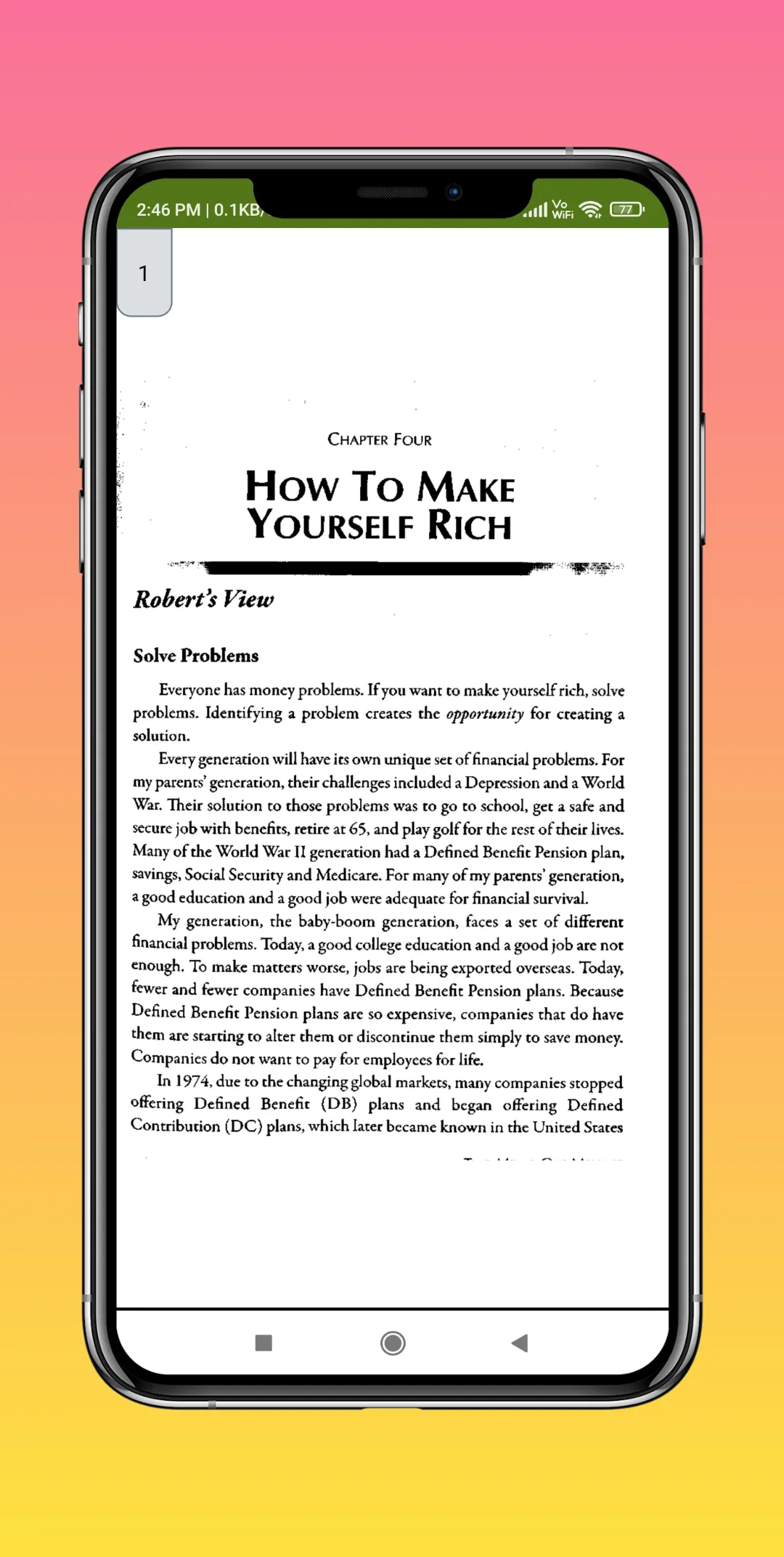 Why We Want You To Be Rich PDF | Indus Appstore | Screenshot