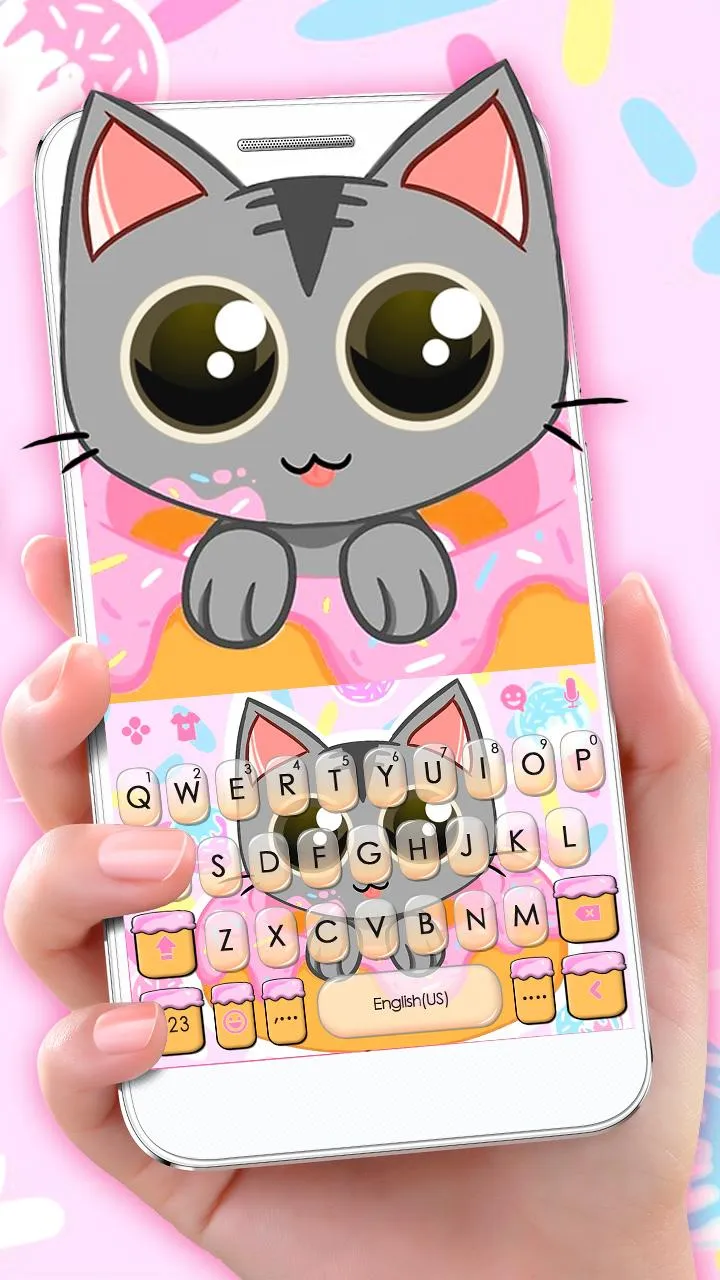 Lovely Cute Cat Theme | Indus Appstore | Screenshot