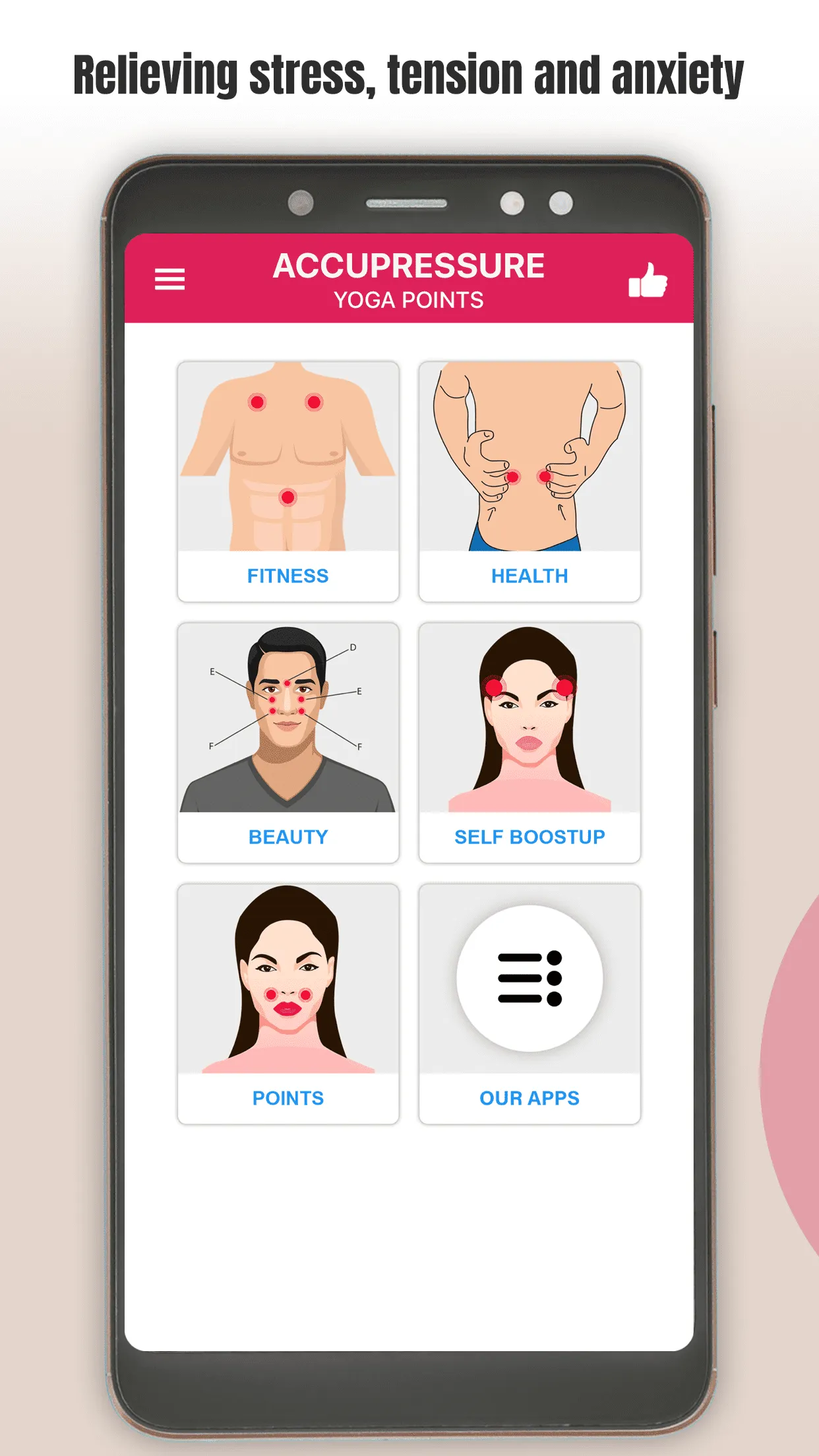 Accupressure Yoga Point Tips | Indus Appstore | Screenshot