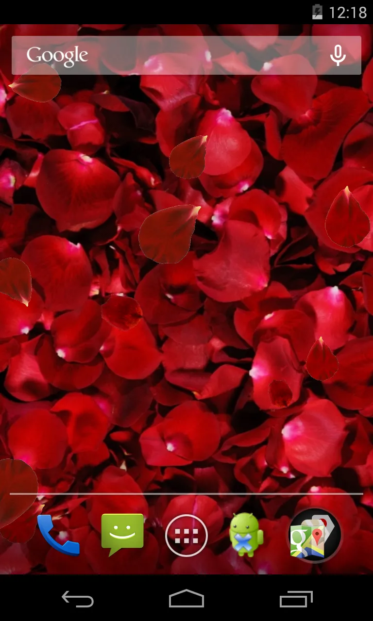 Rose petals Live Wallpaper | Indus Appstore | Screenshot