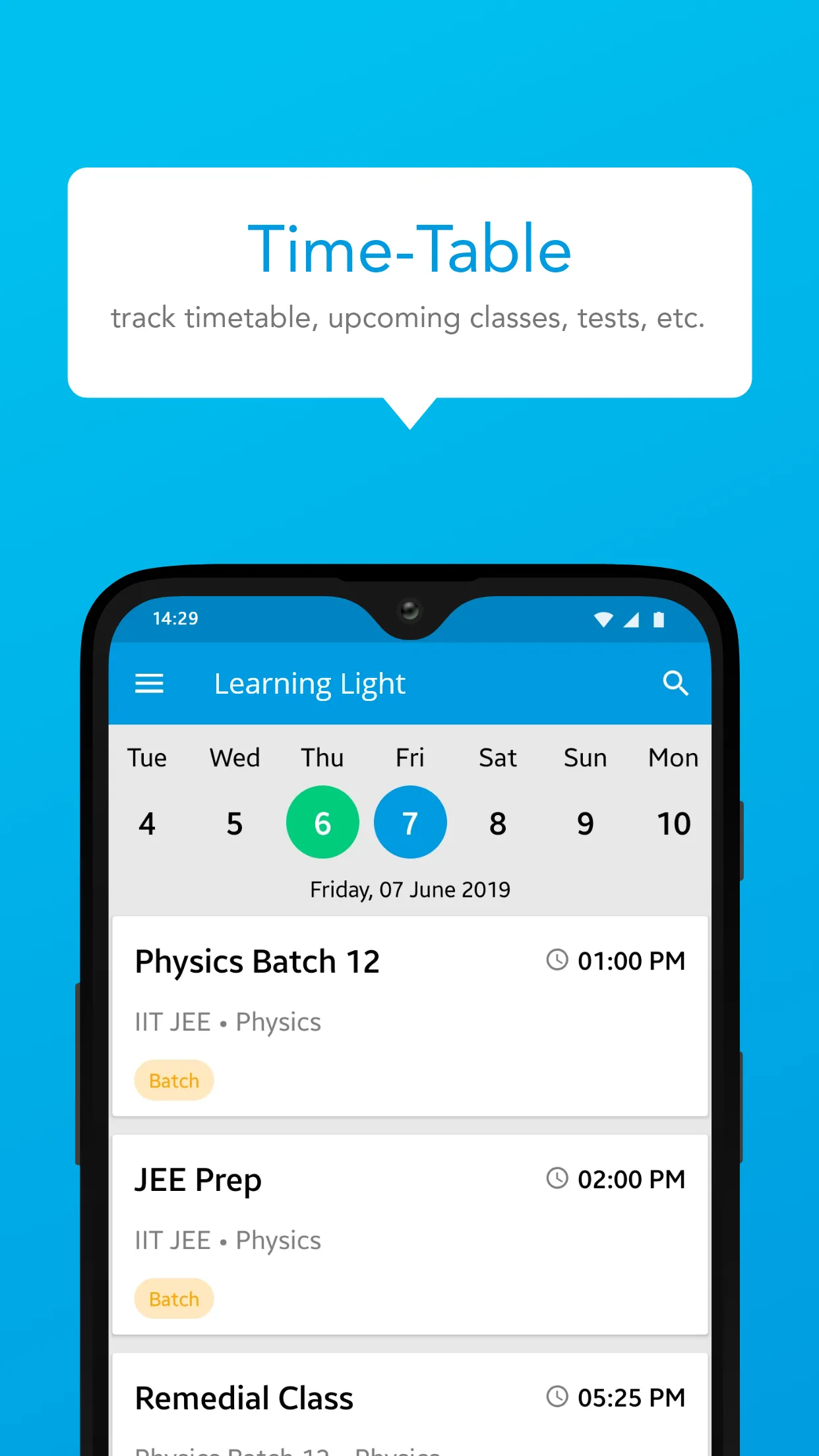 B N Chole Coaching | Indus Appstore | Screenshot