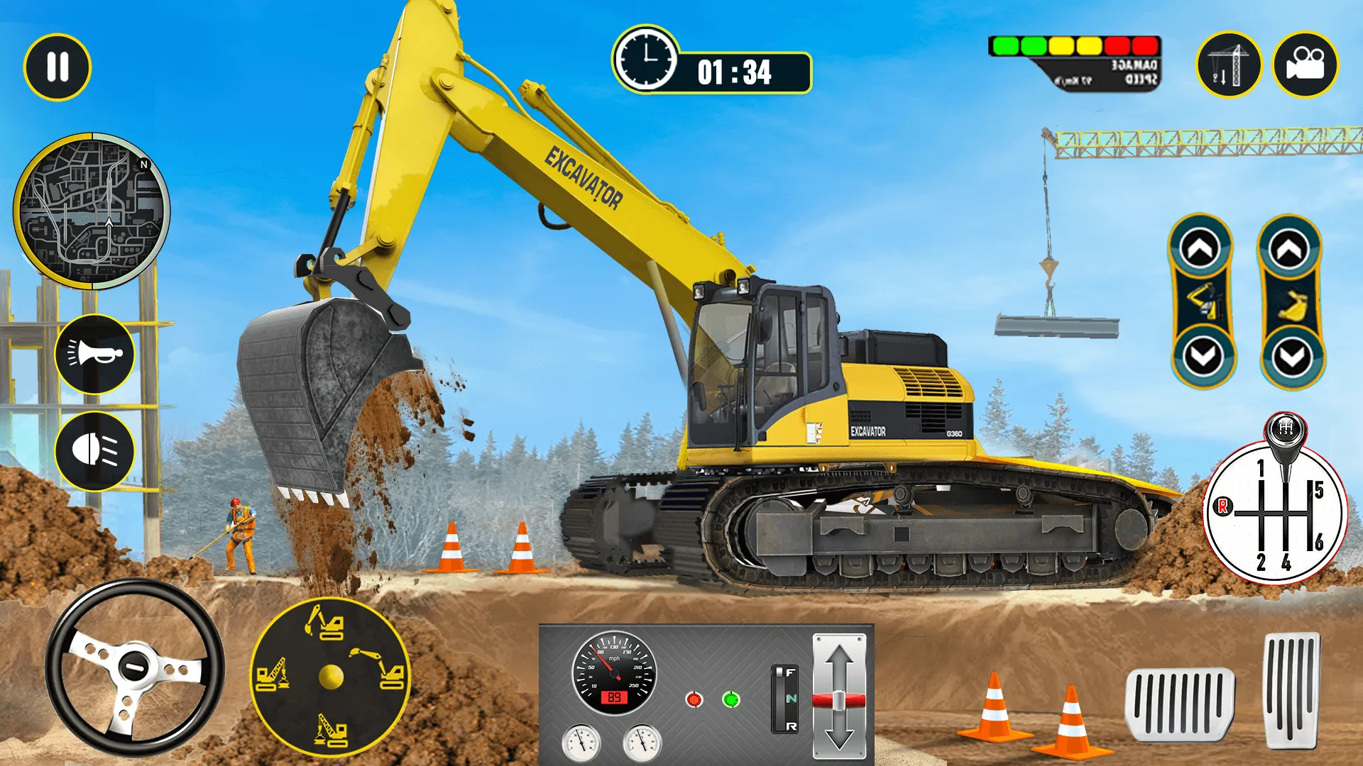 Heavy Excavator Simulator Game | Indus Appstore | Screenshot