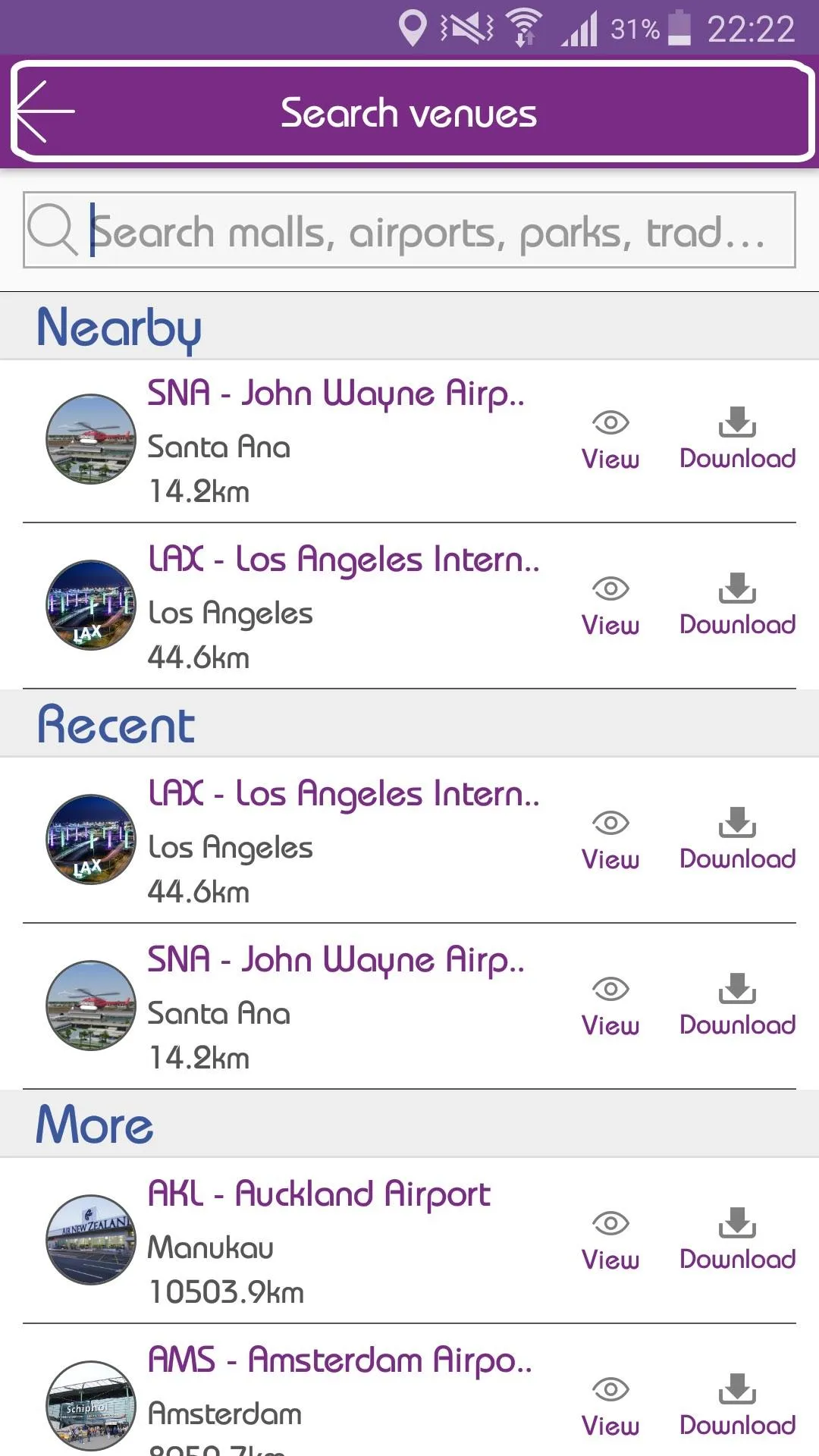 InMapz Airports Maps | Indus Appstore | Screenshot