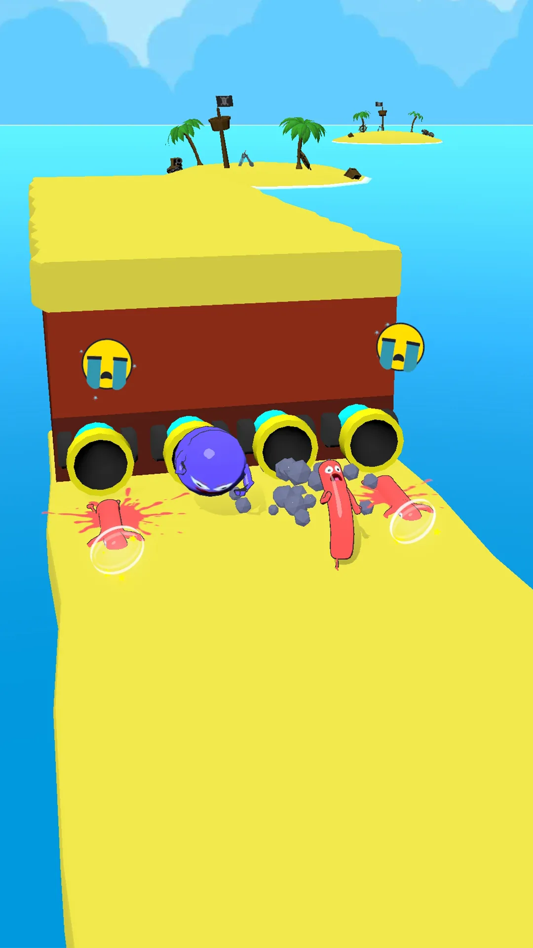 Falling Sausage - Fun Race 3D | Indus Appstore | Screenshot