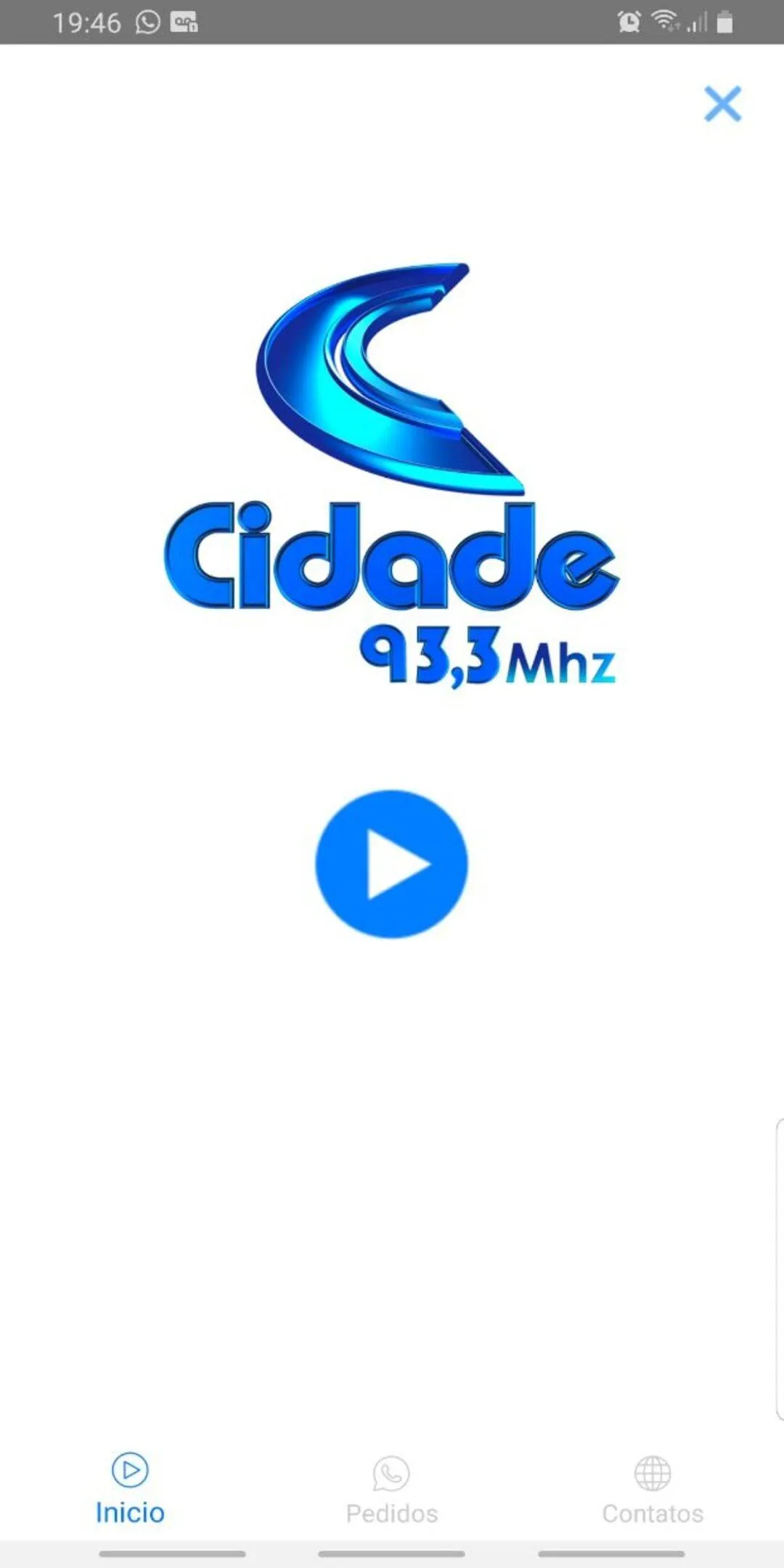 Radio Cidade FM 93 | Indus Appstore | Screenshot