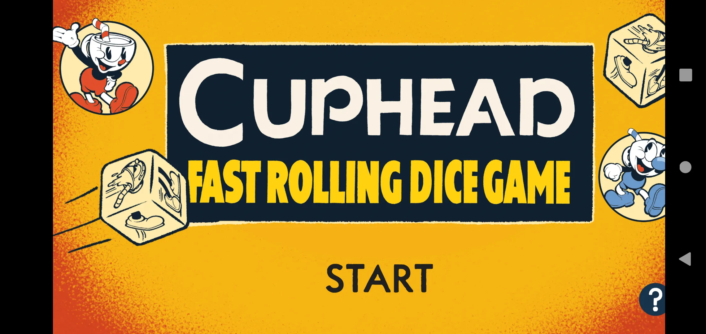 Cuphead Fast Rolling Dice Game | Indus Appstore | Screenshot