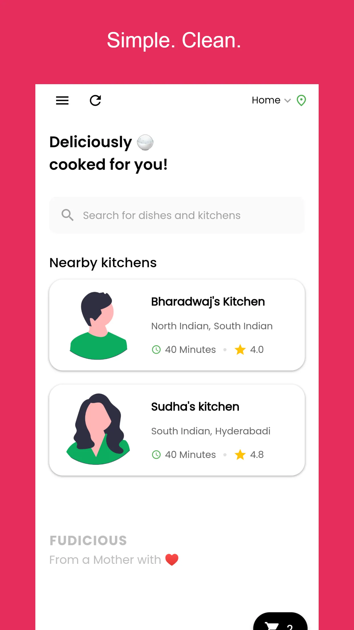 Fudicious: Discover Homefood | Indus Appstore | Screenshot