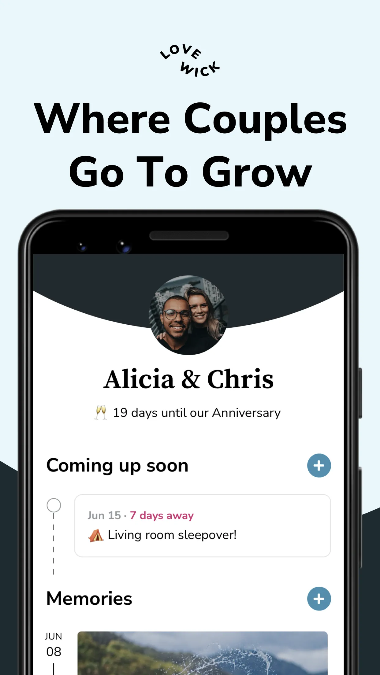 Lovewick: Relationship Tracker | Indus Appstore | Screenshot
