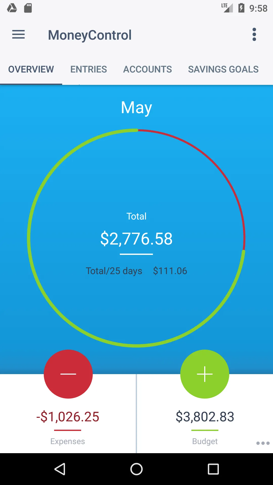 MoneyControl Expense Tracking | Indus Appstore | Screenshot