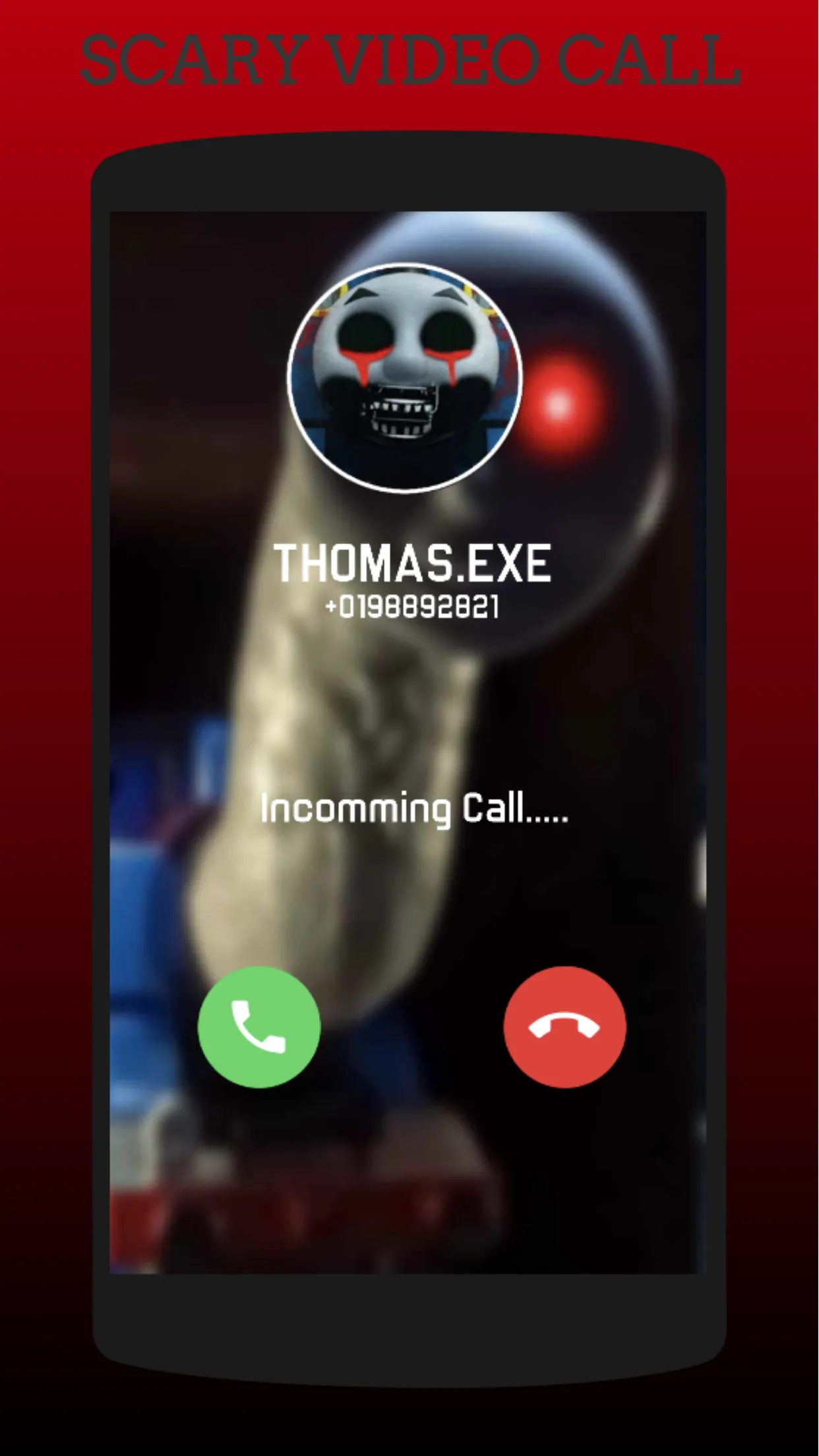 Scary Thomas video call Horror | Indus Appstore | Screenshot