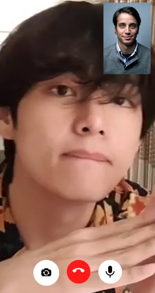 Kim Taehyung Fake Video Call | Indus Appstore | Screenshot