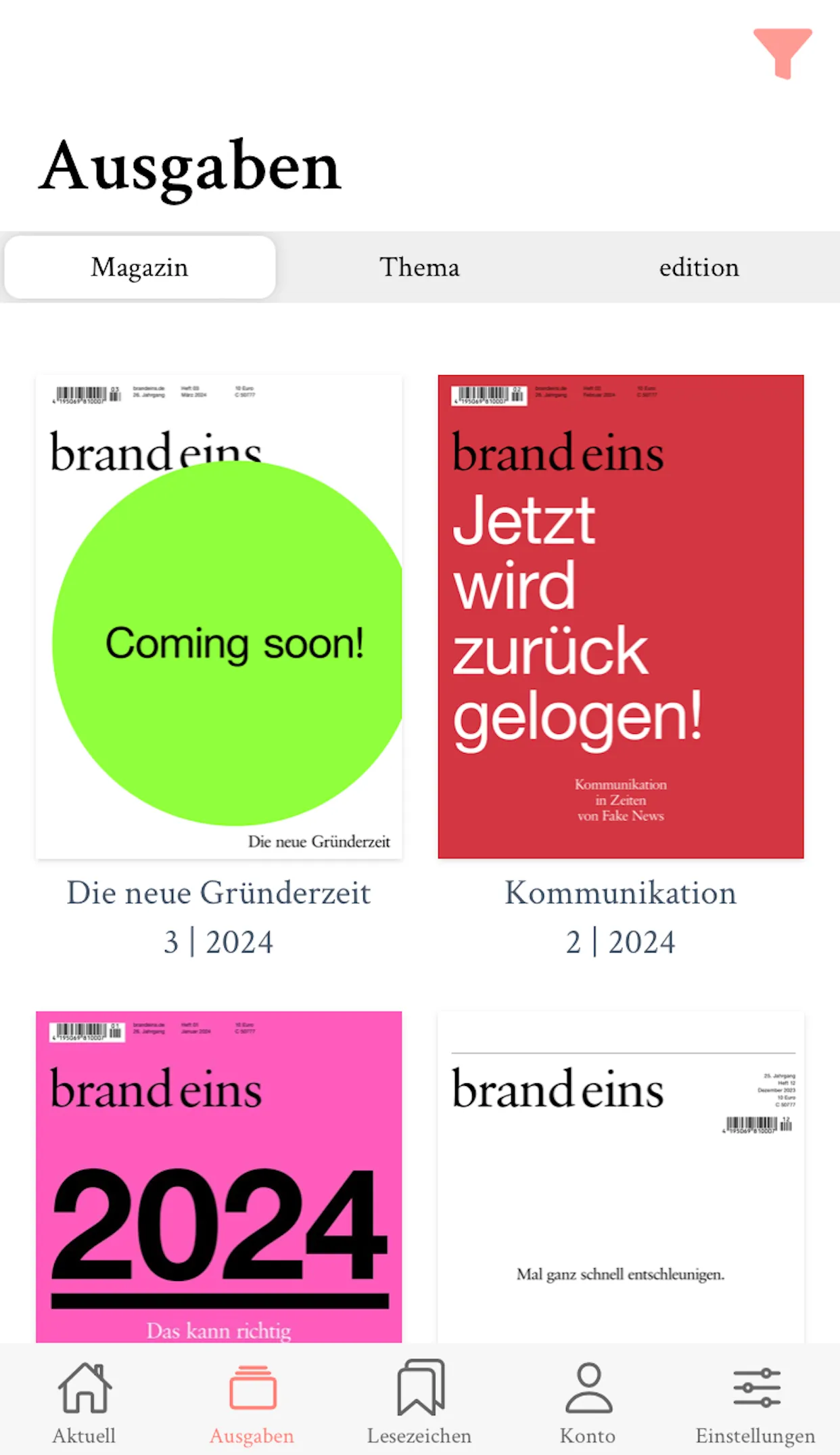 brand eins | Indus Appstore | Screenshot