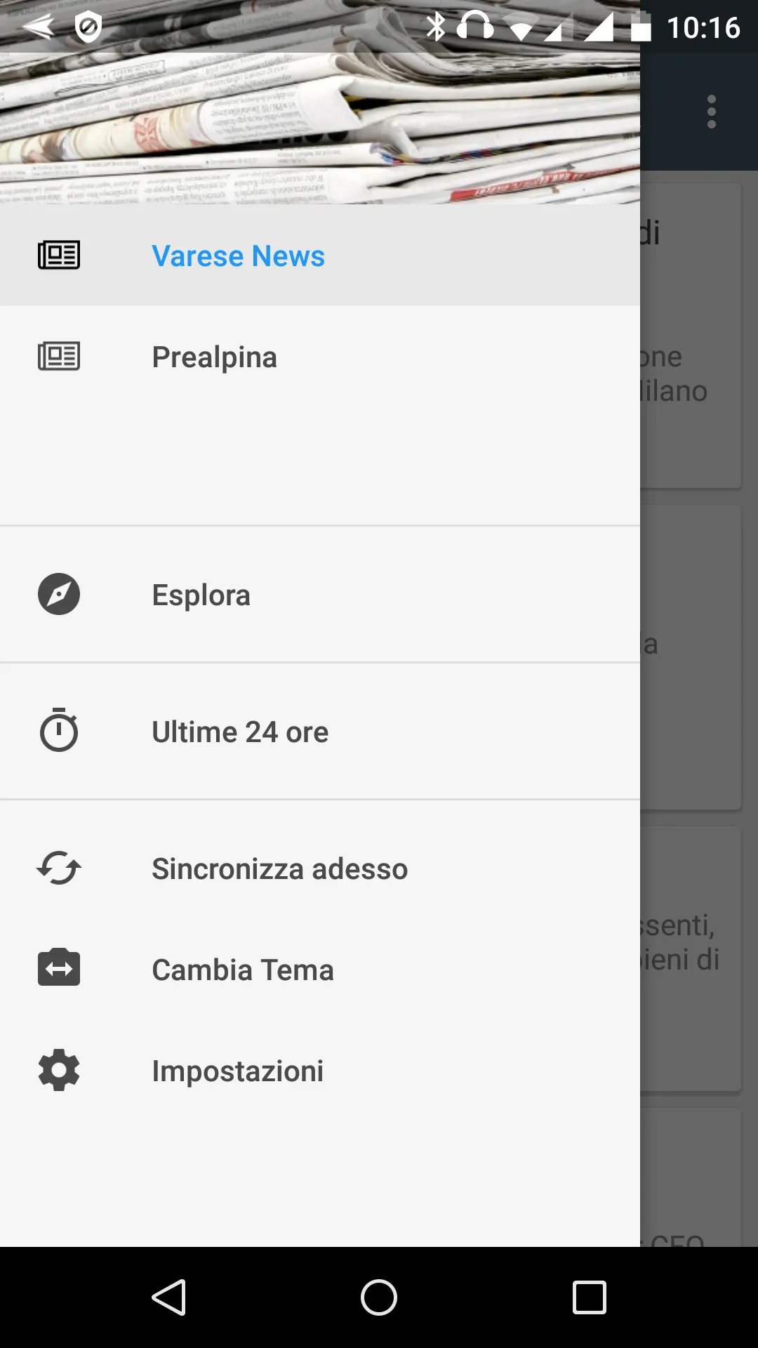 Busto Arsizio notizie locali | Indus Appstore | Screenshot