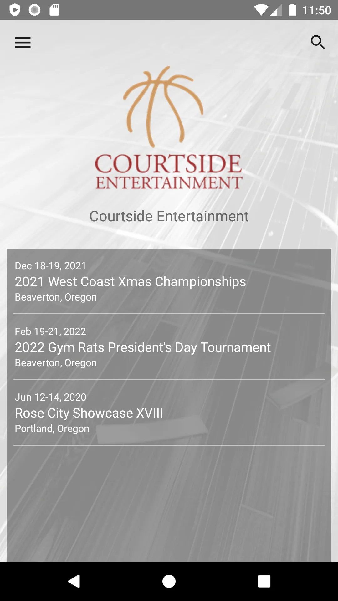 Courtside Entertainment | Indus Appstore | Screenshot