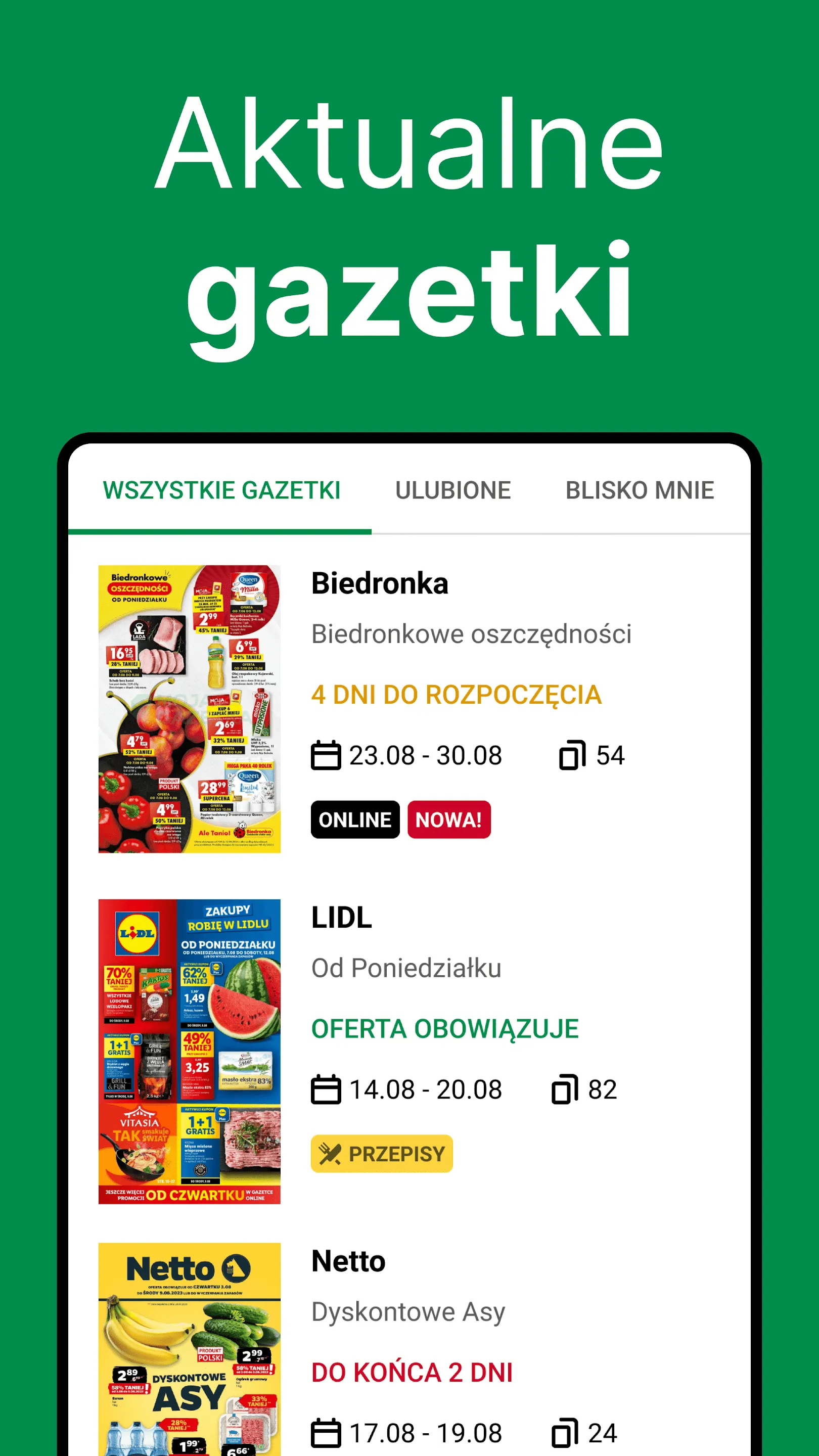 Moja Gazetka, gazetki promocje | Indus Appstore | Screenshot