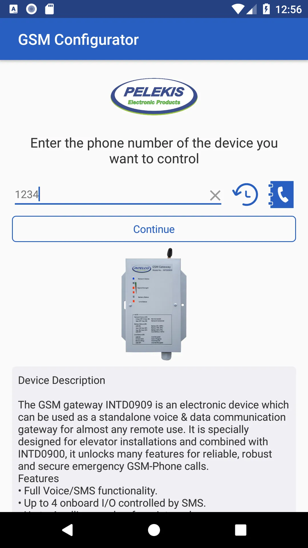 Pelekis GSM Configurator | Indus Appstore | Screenshot