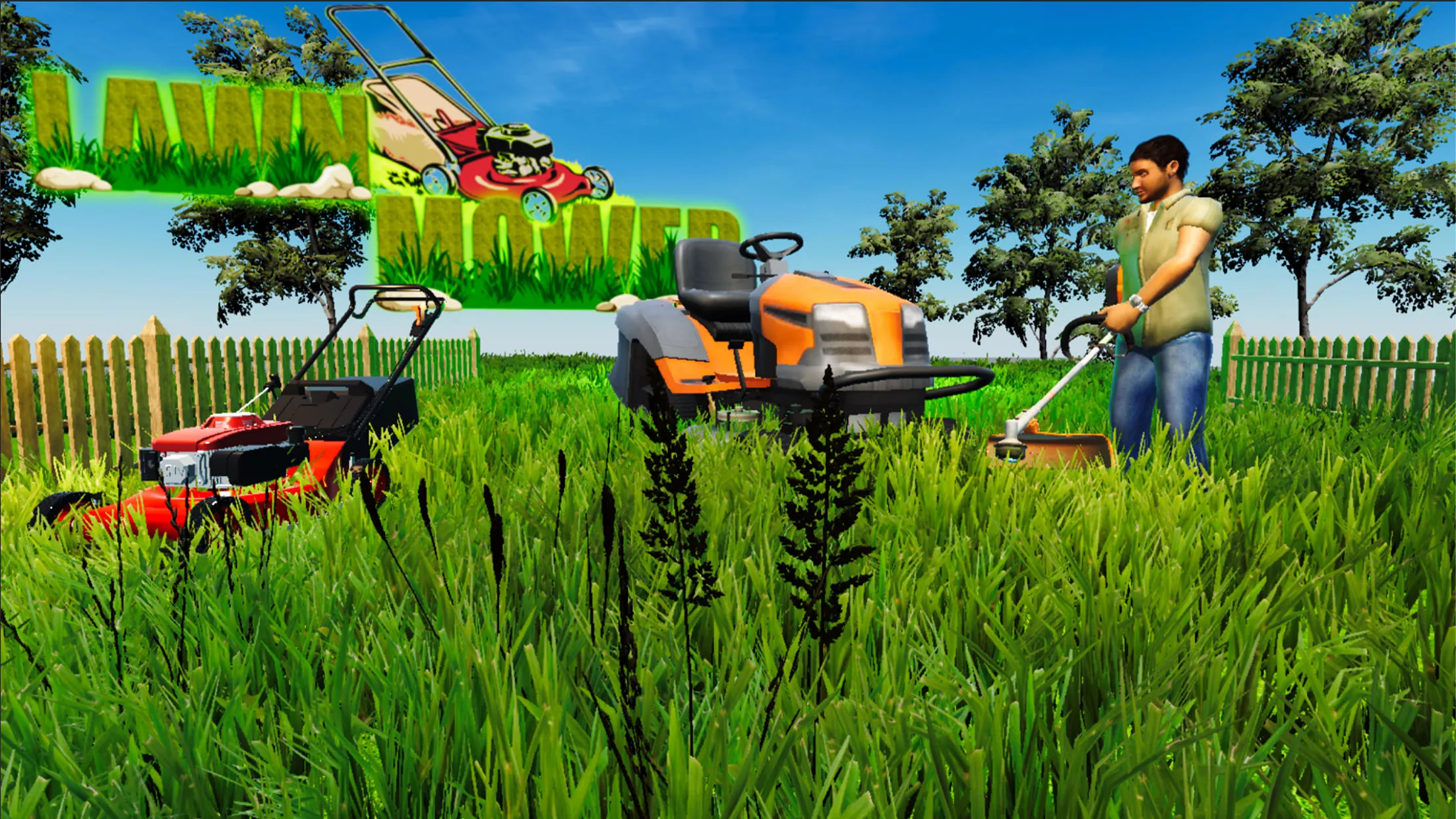 Lawn Mower Simulator 2024 | Indus Appstore | Screenshot