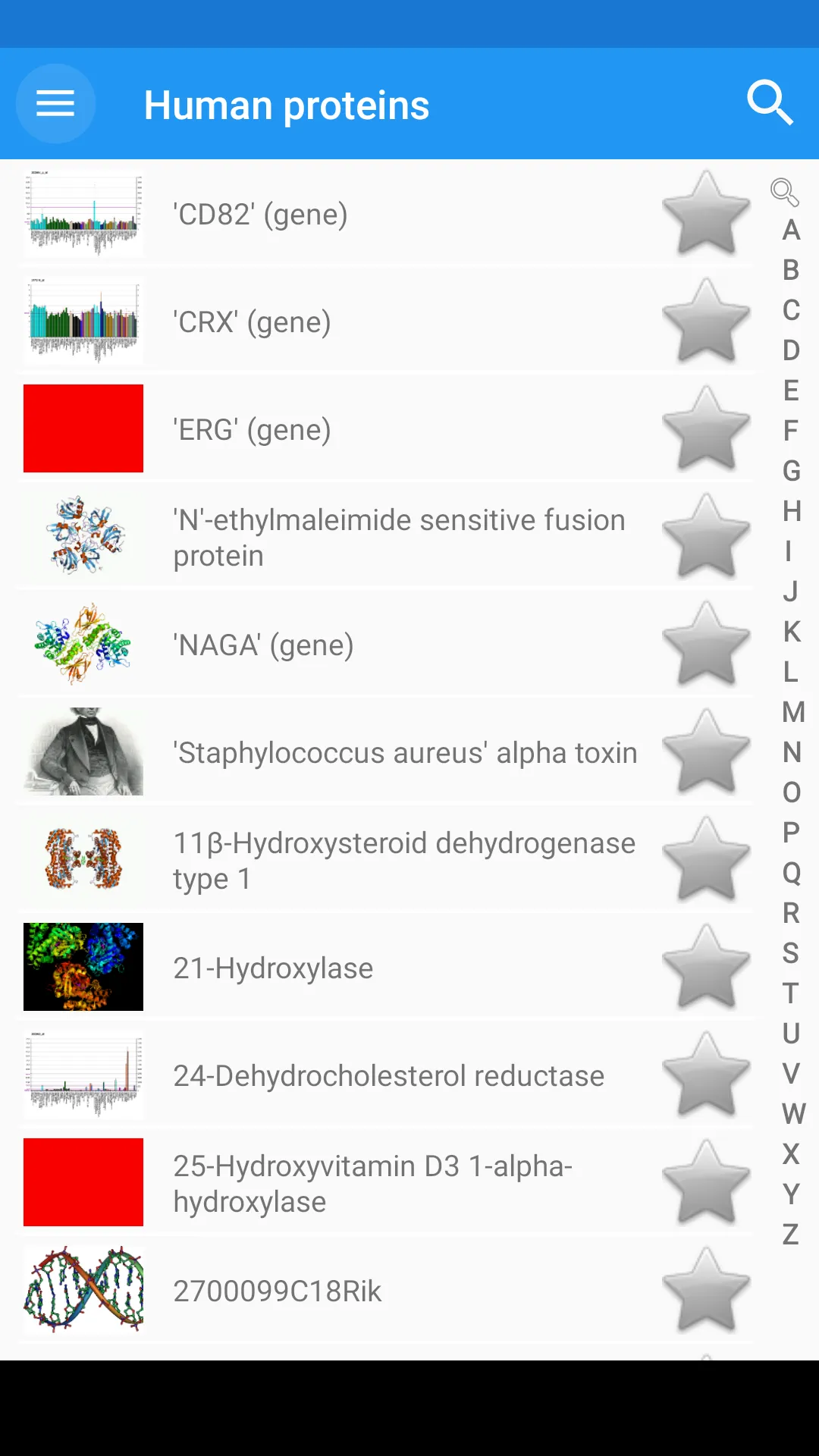 Human proteins | Indus Appstore | Screenshot