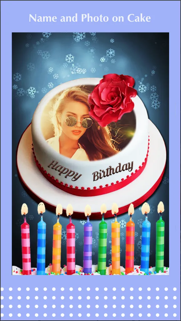 Birthday Cake with Name Photo | Indus Appstore | Screenshot