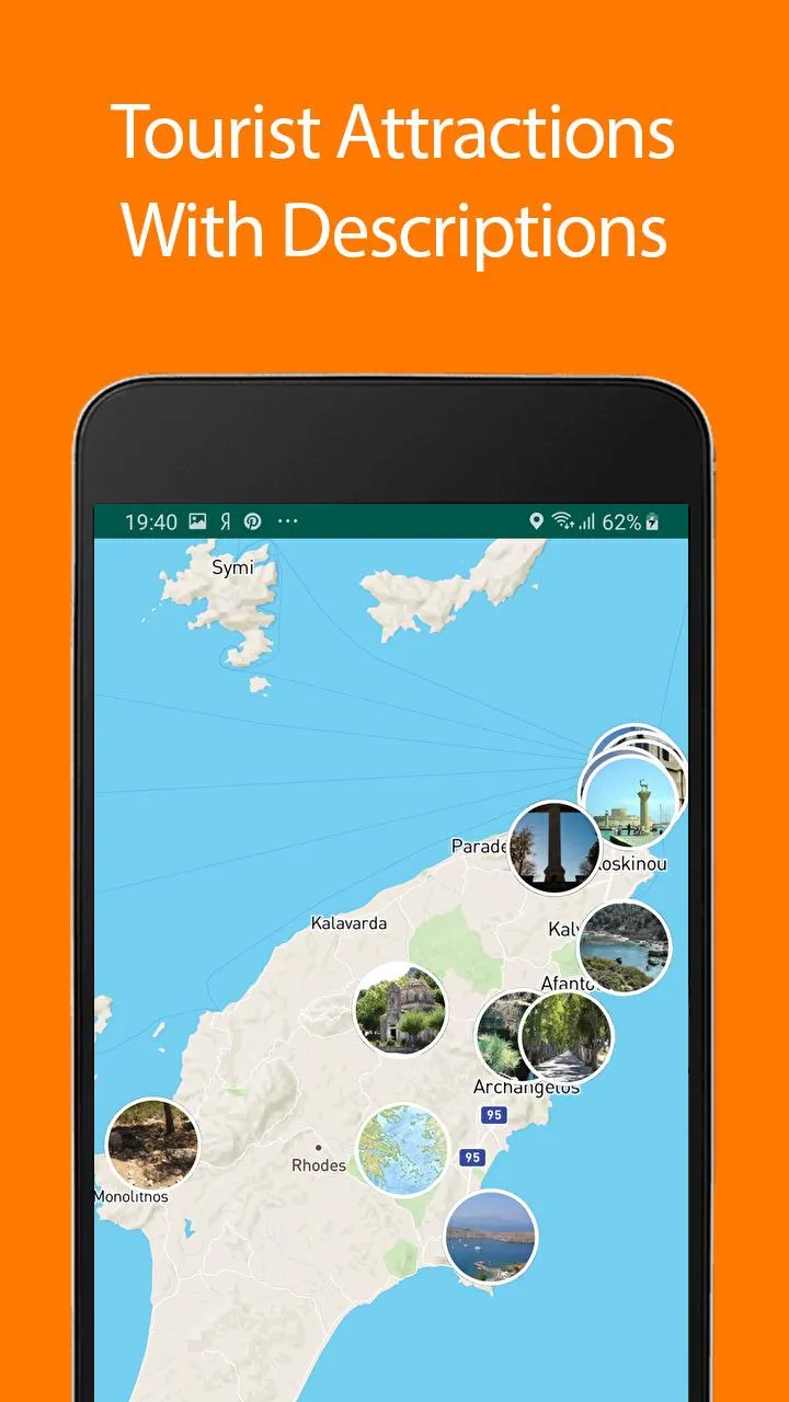 Rhodes Offline Map and Travel  | Indus Appstore | Screenshot