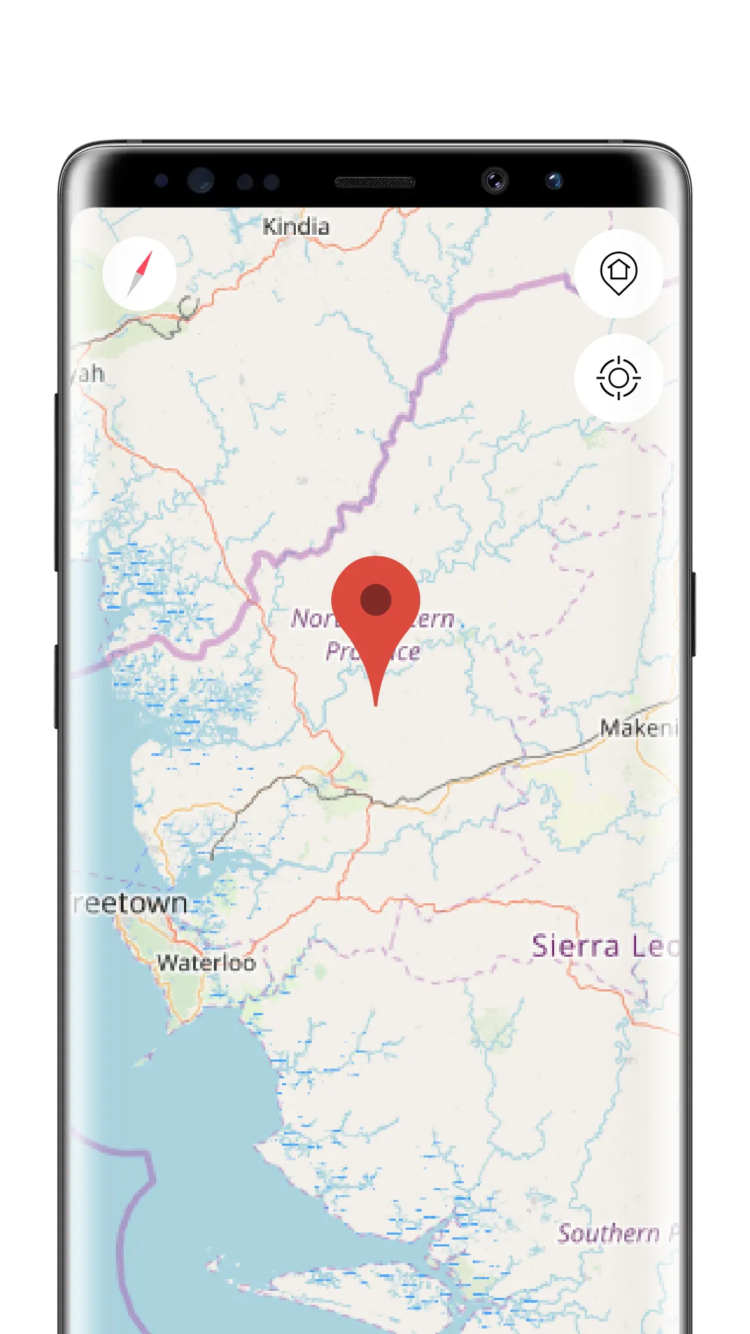 Sierra Leone offline map | Indus Appstore | Screenshot