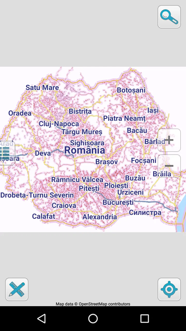 Map of Romania offline | Indus Appstore | Screenshot