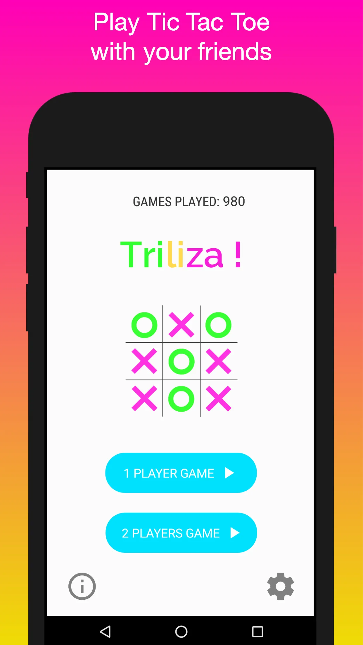 Triliza (Tic Tac Toe) | Indus Appstore | Screenshot