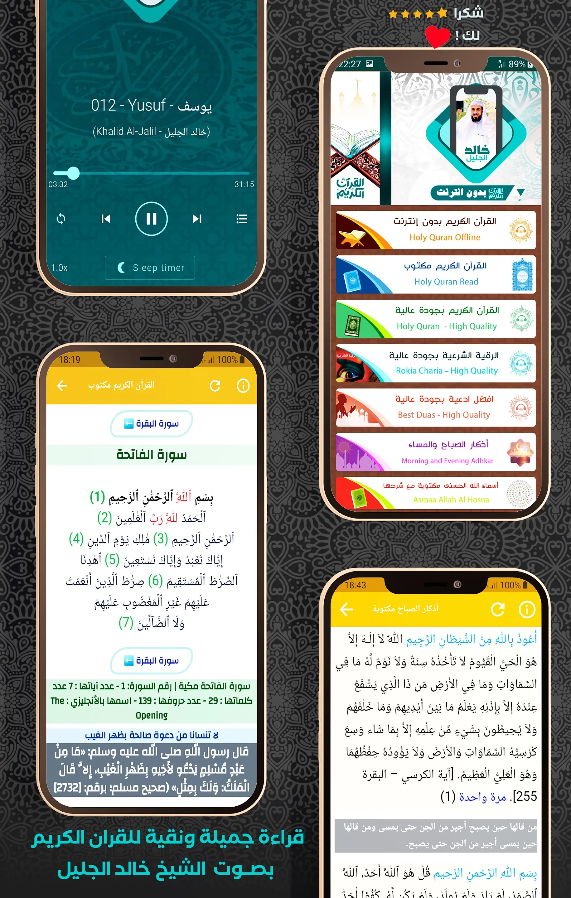 Quran Offline Khalid Al Jalil | Indus Appstore | Screenshot