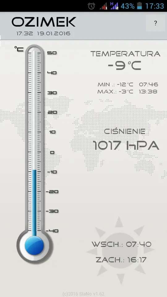 Temperatura w Ozimku | Indus Appstore | Screenshot