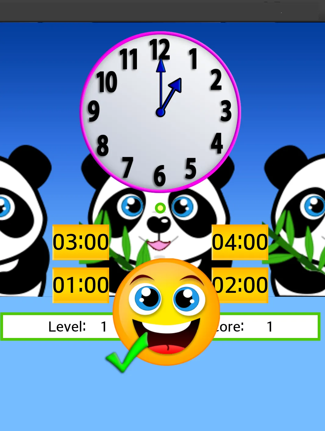 clock game for kids | Indus Appstore | Screenshot