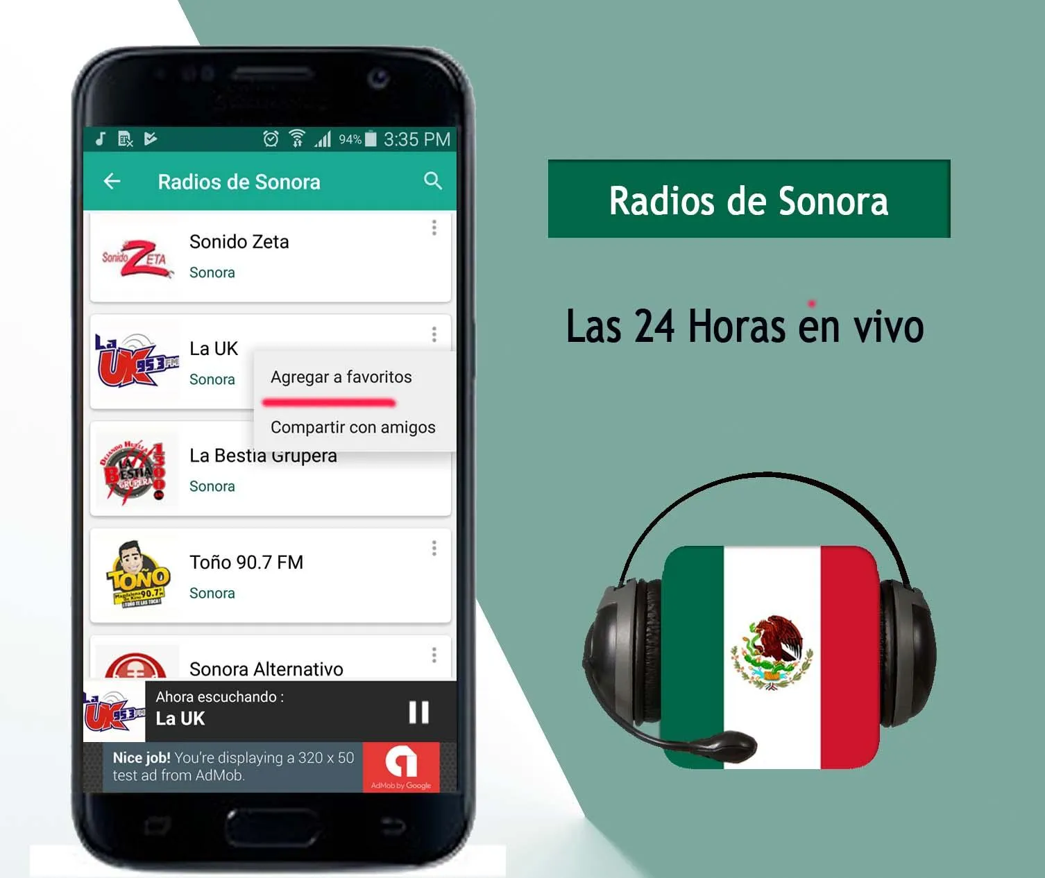 Radios de Sonora | Indus Appstore | Screenshot