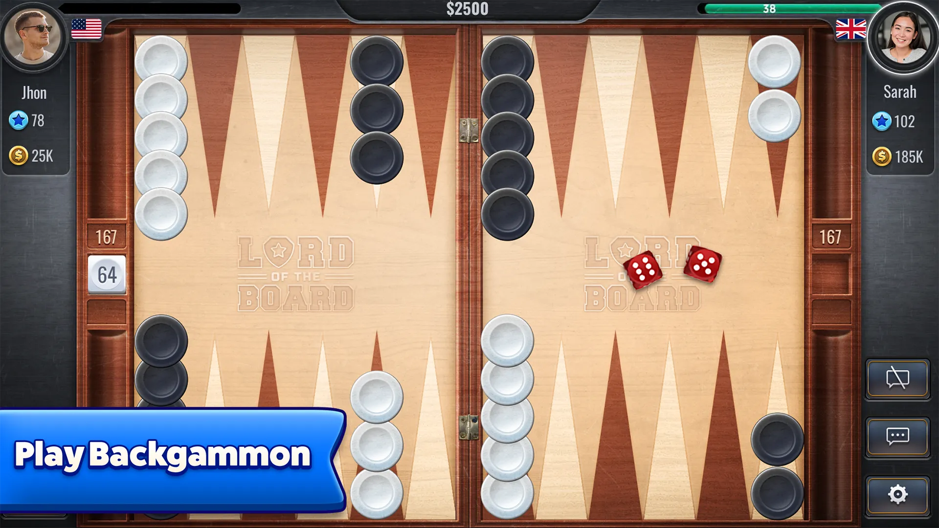 Backgammon - Lord of the Board | Indus Appstore | Screenshot