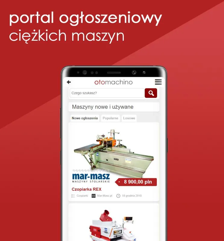 Otomachino - Giełda Maszyn | Indus Appstore | Screenshot