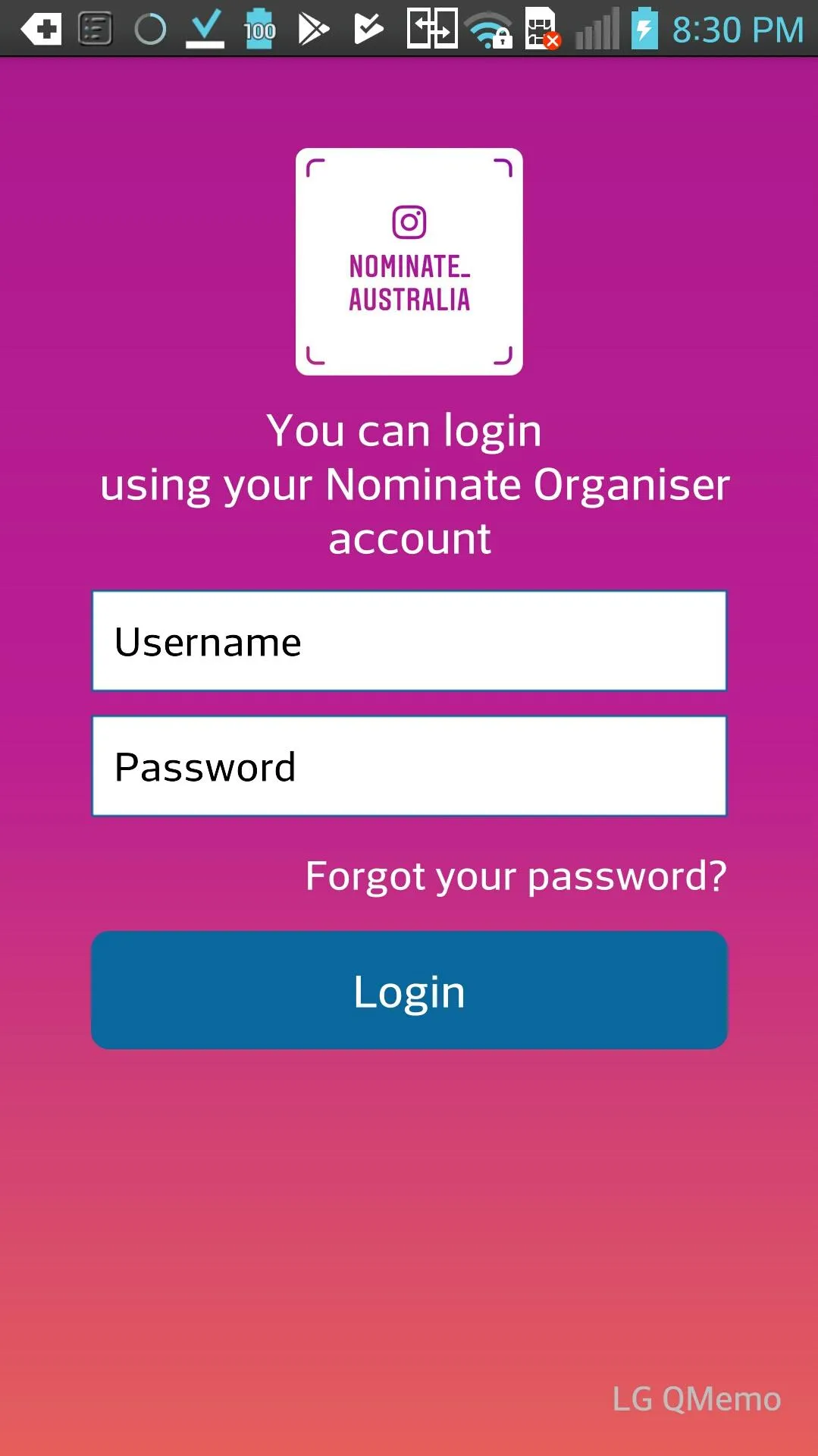 Nominate  Check In | Indus Appstore | Screenshot